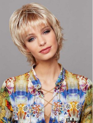 Short Straight Blonde Better Lace Wigs