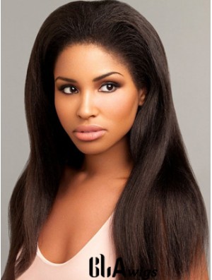 African Human Hair Wigs UK With Lace Front Yaki Style