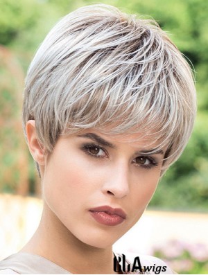 Fashion 6 inch Straight Boycuts Short Wigs