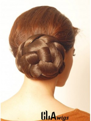 Brown Hair Pieces Bun